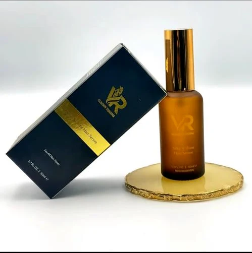 VR Golden Silky N Shine Hair Serum with its box